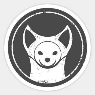 Sable weasel stylized head Sticker